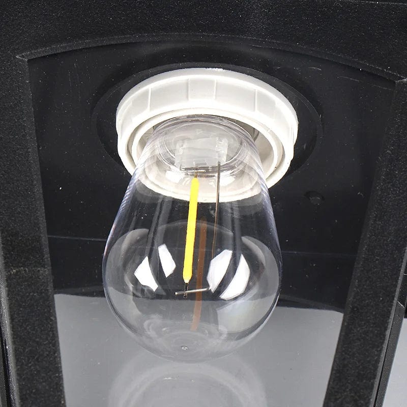 Wireless LED solar wall light