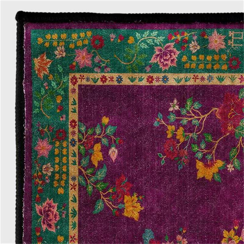 Tapis floral vintage