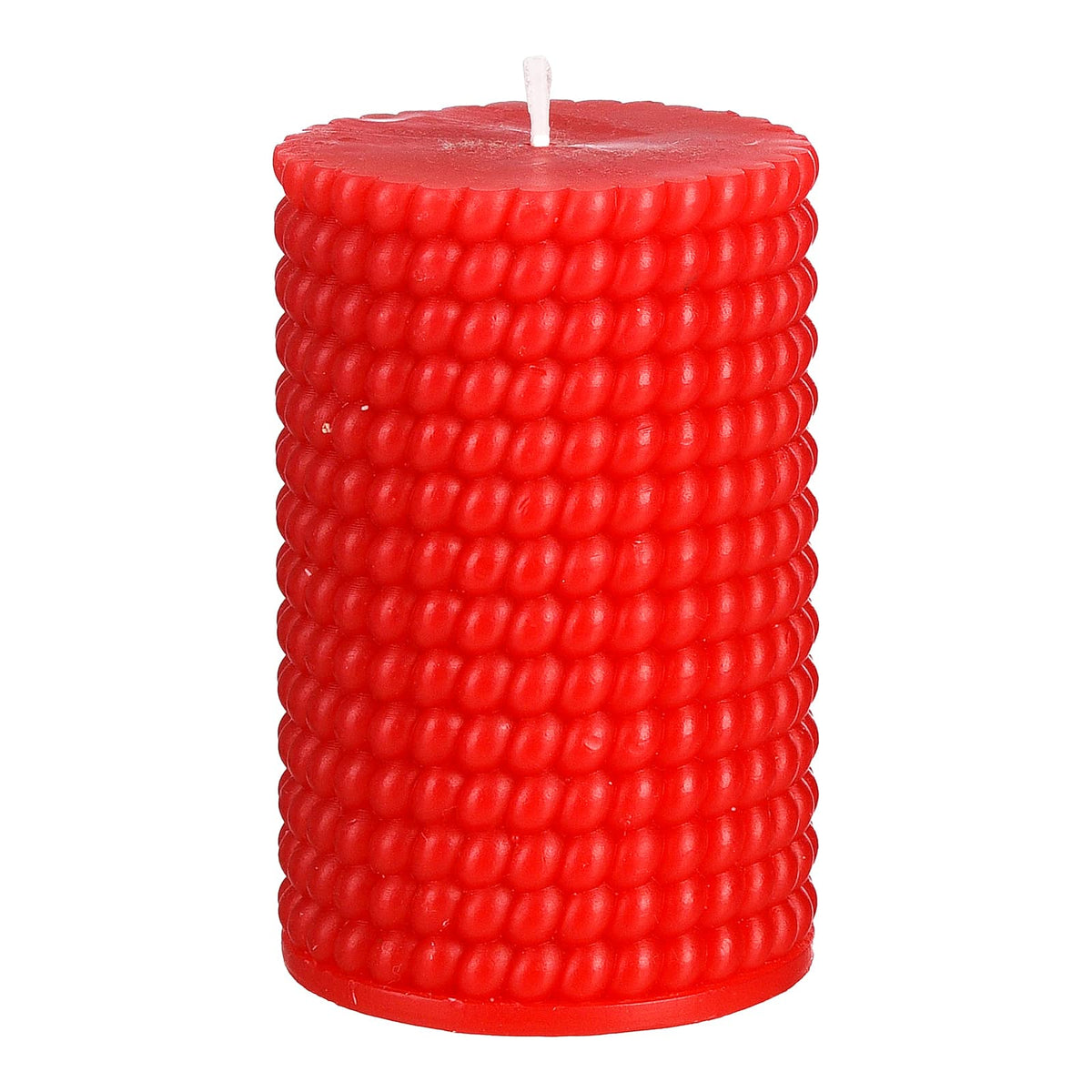 Bougie décorative avec motif de nœud