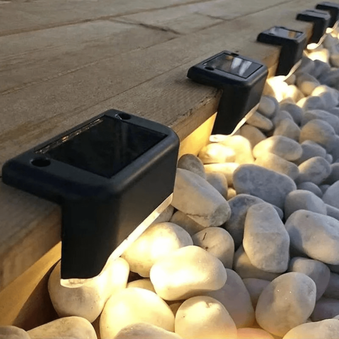 LED solar stair lights