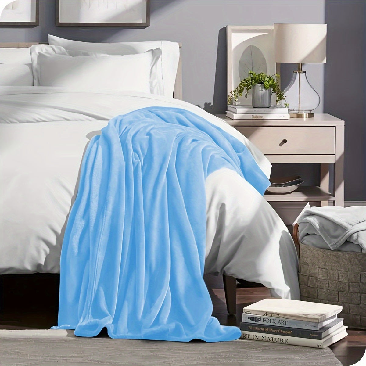 Solid-color blanket