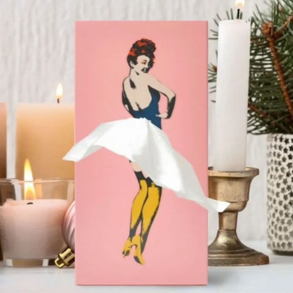 Boîte à mouchoirs à motif décoratif