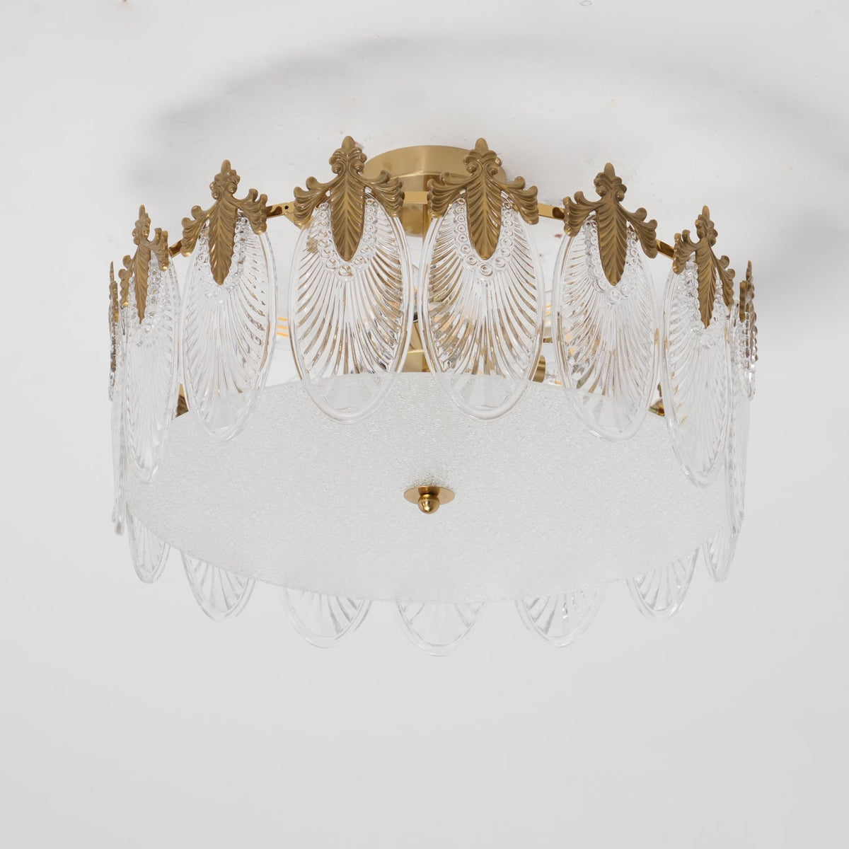 Lustre rond à hauteur réglable