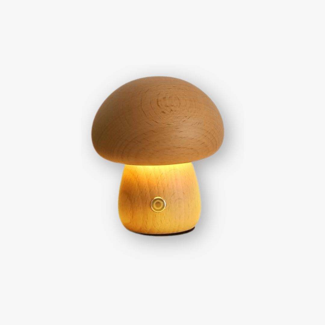 Mushroom-shaped table lamp