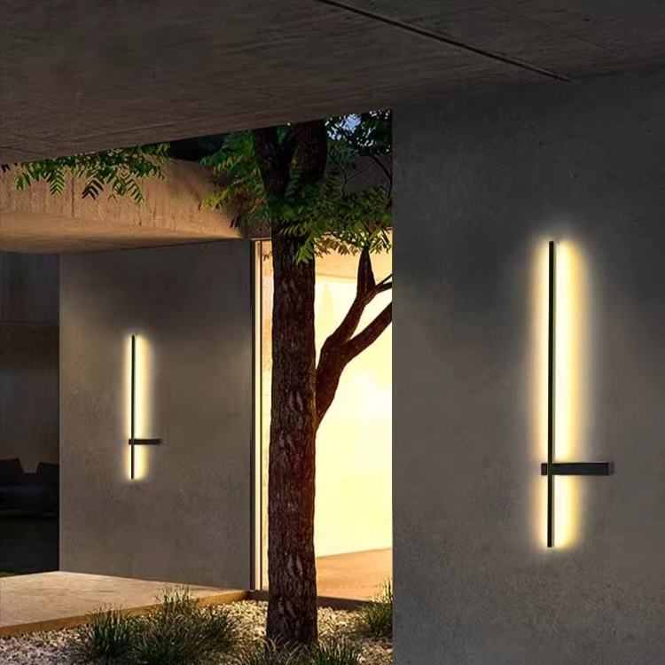 Outdoor LED wall light for the façade