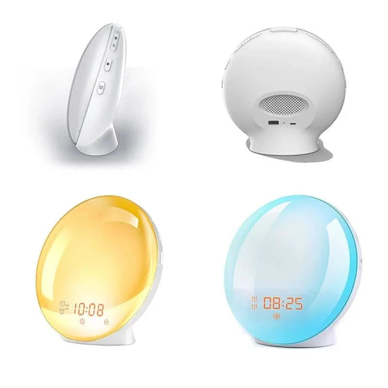 Alarm clock with sunrise simulation