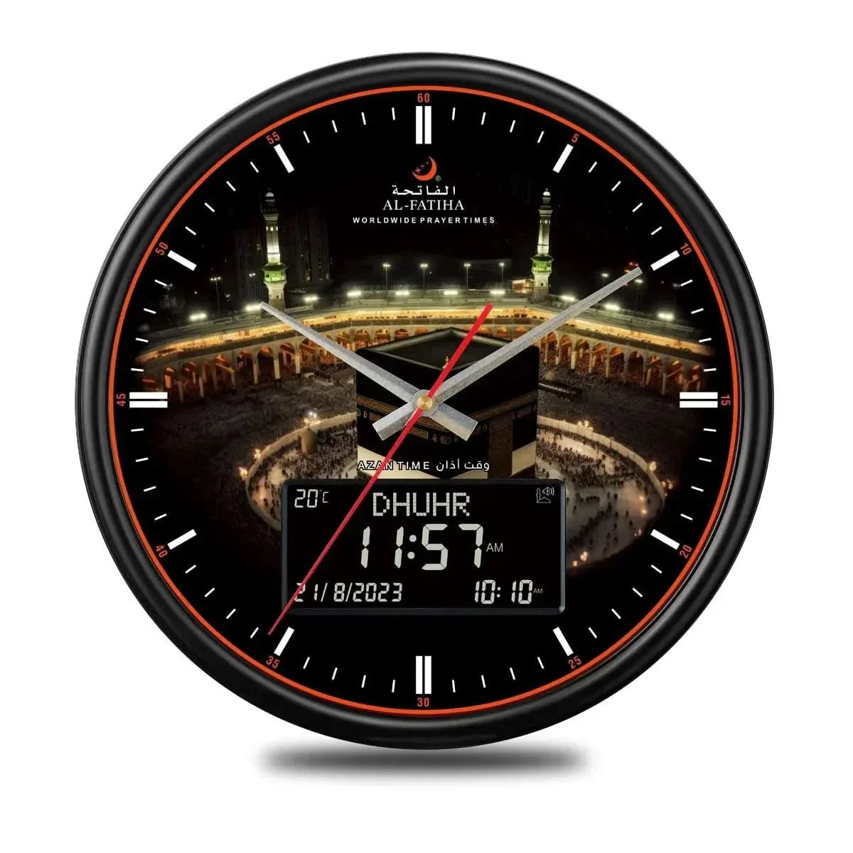 Prayer clock with azan