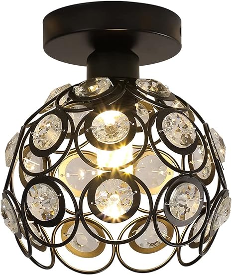 Plafonnier avec des globes en verre