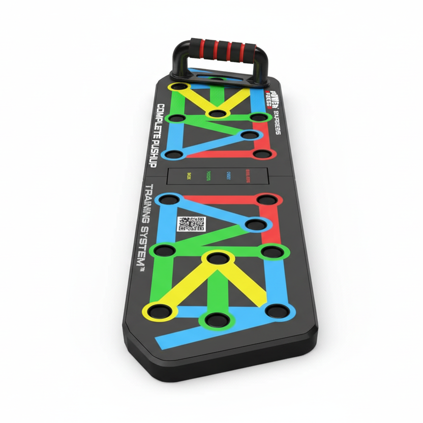 Foldable push-up board
