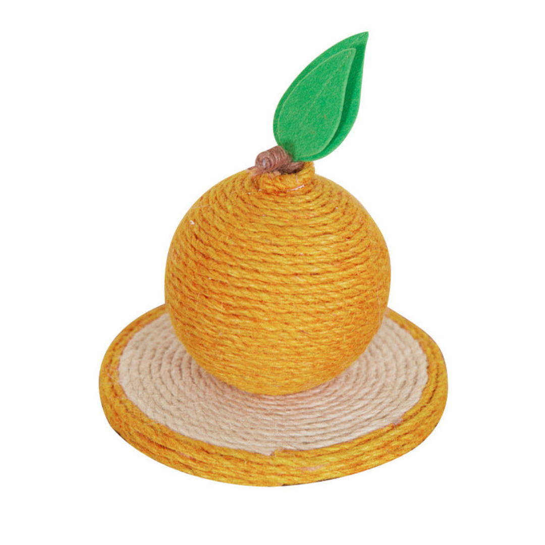 Fruit-shaped cat scratching post