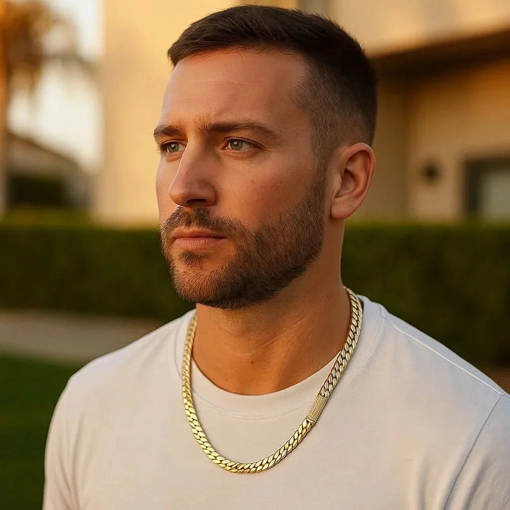 Łańcuszek Cuban Link srebrny