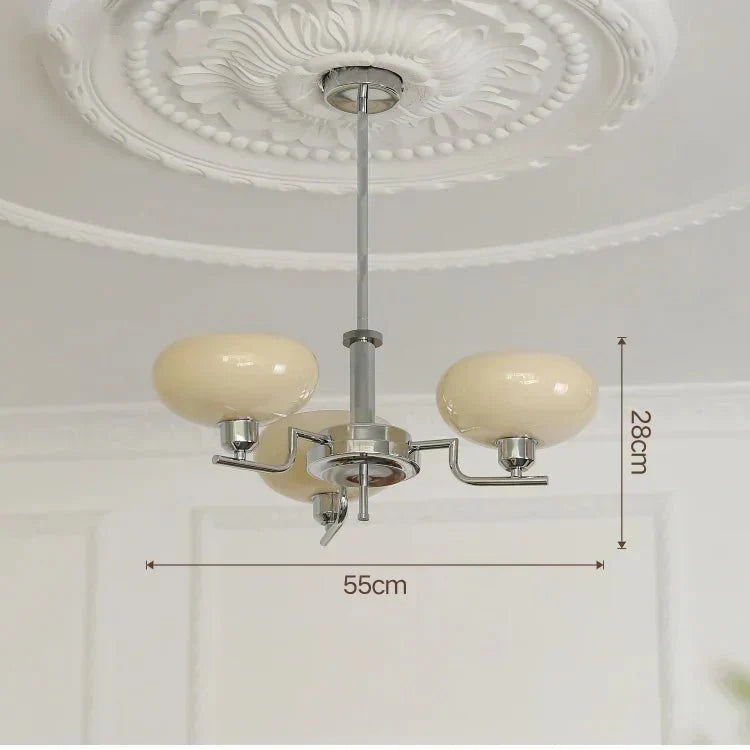 Lustre métallique plafonnier