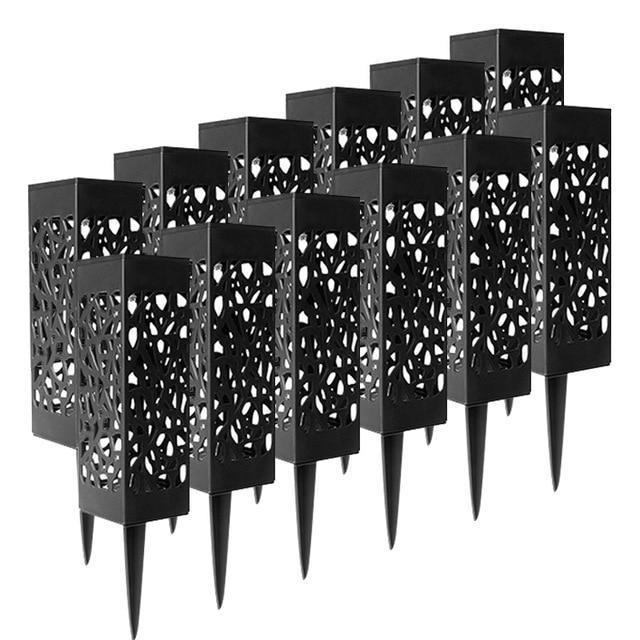 Lampa solarna ogrodowa ażurowa