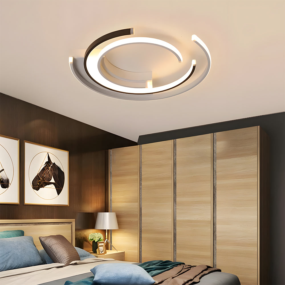 Spiral LED ceiling lamp