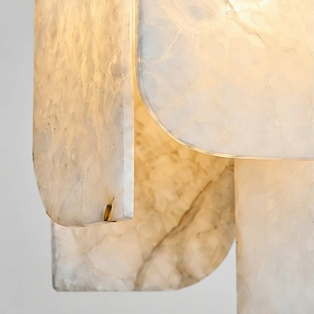 Alabaster pendant lamp