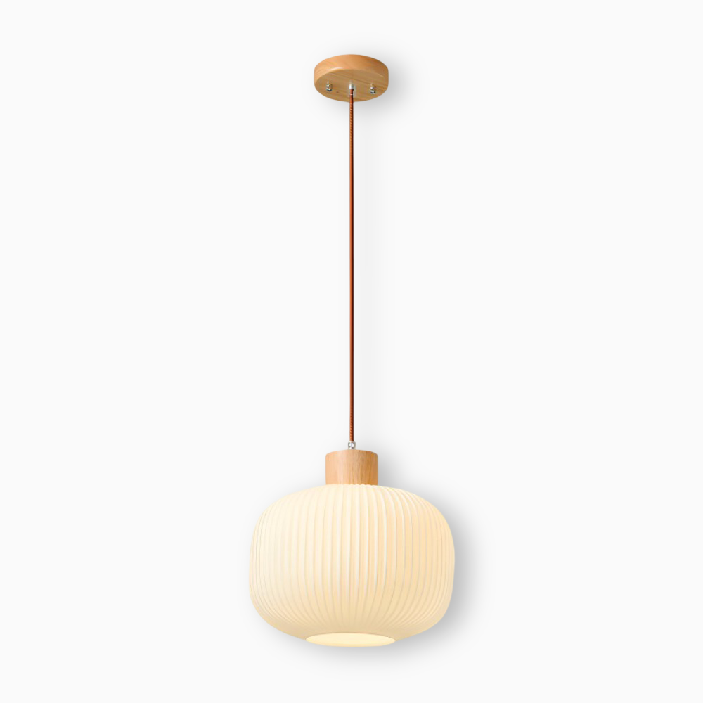 Lampa wisząca ryflowana