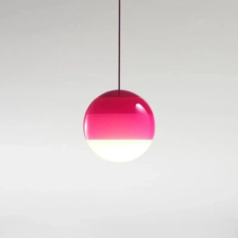 Suspension boule en verre