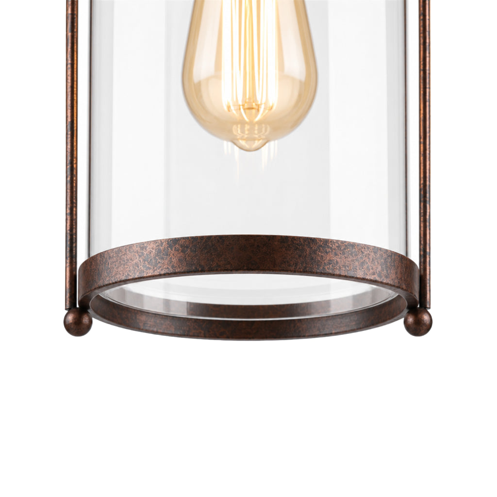 Lampa wisząca szklany klosz