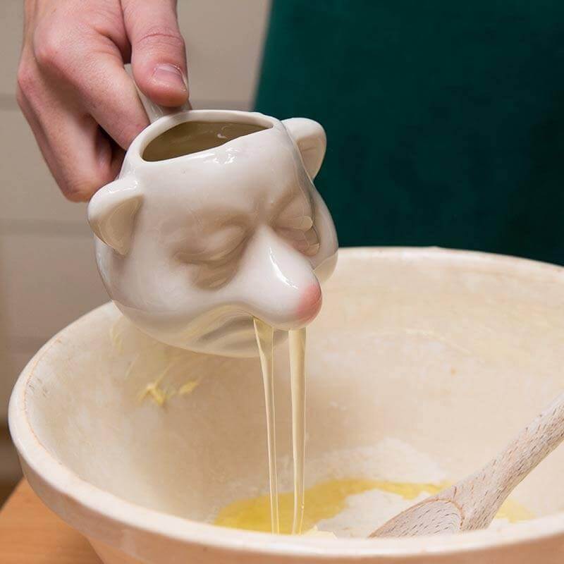 Ceramic egg separator