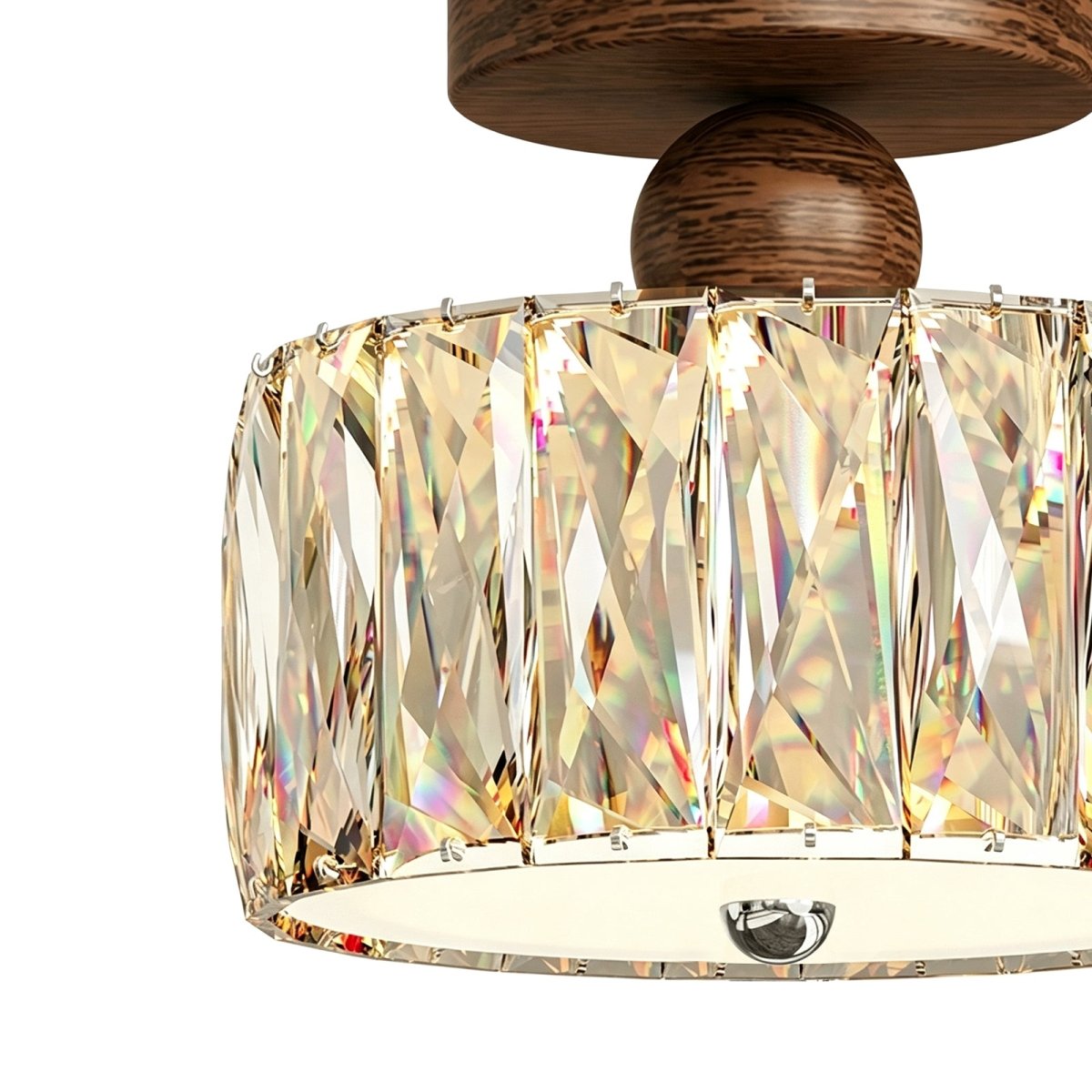 Plafonnier LED en cristal