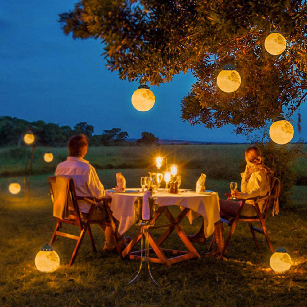 Lampe solaire suspendue en forme de boule