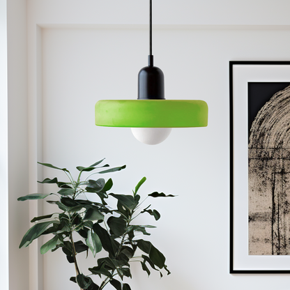 Lampa wisząca kolorowe szkło