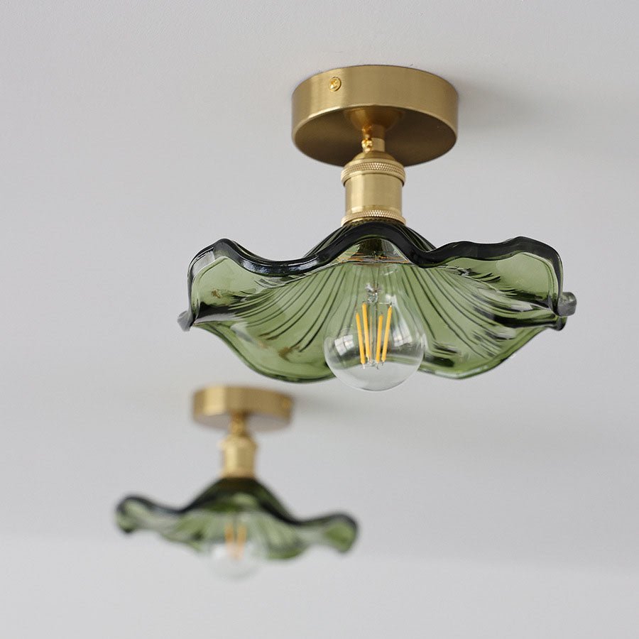 Stropní lampa květ ibišku