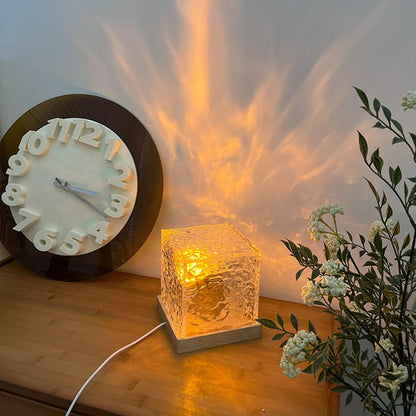 LED cube table lamp