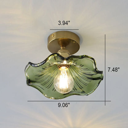 Stropní lampa květ ibišku