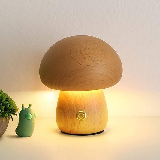 Mushroom-shaped table lamp