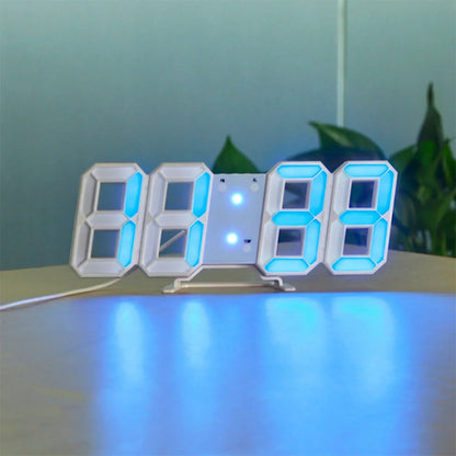 3D LED Wall or Desk Clock