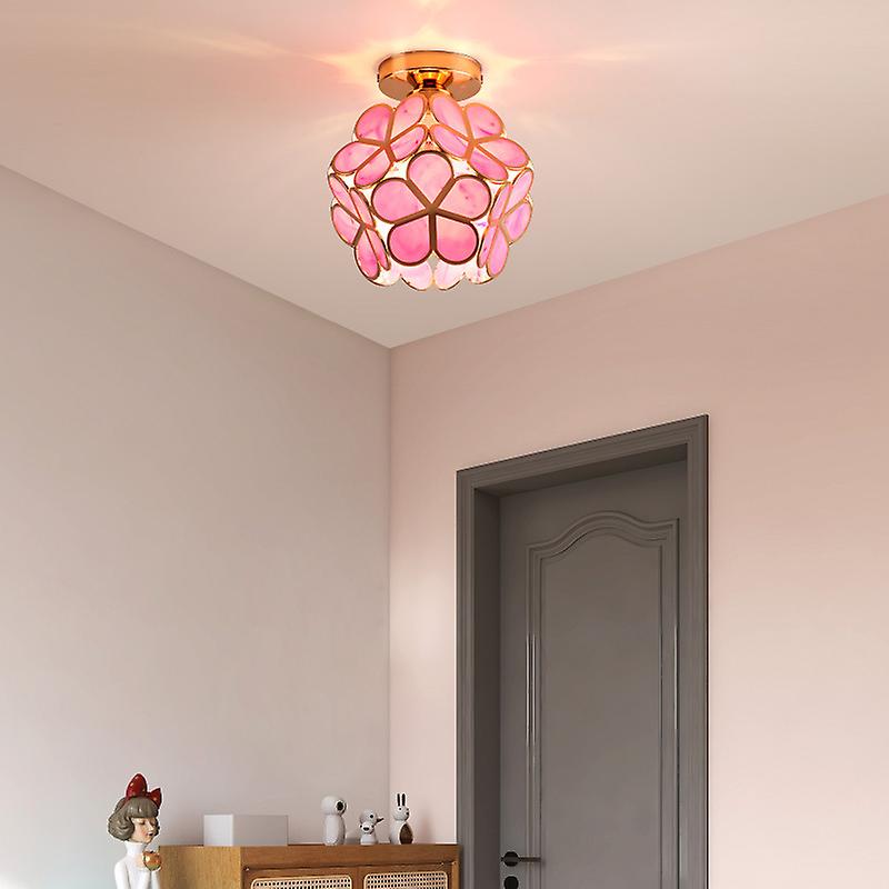 Glass ceiling lamp