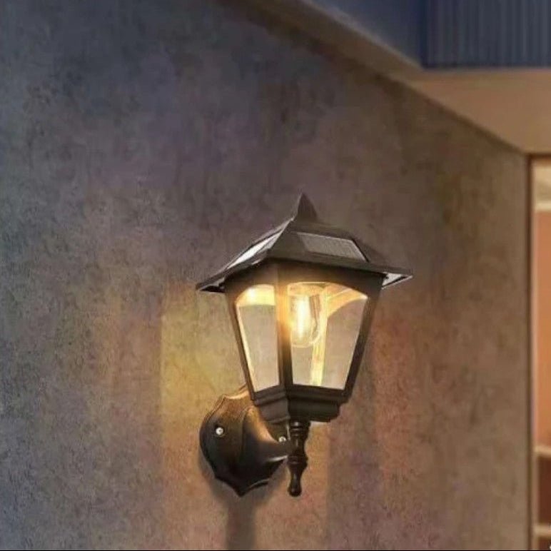 Wireless LED solar wall light