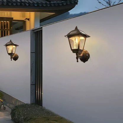 Wireless LED solar wall light
