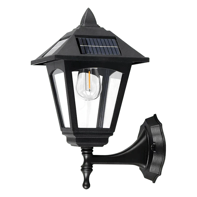 Wireless LED solar wall light