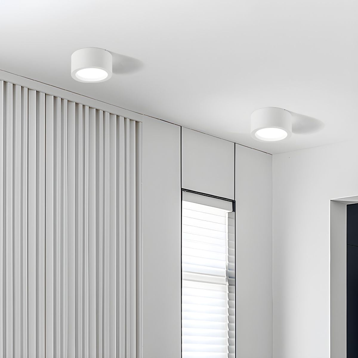 Lampe de plafond cylindrique à LED