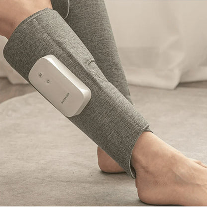Leg massager with compression