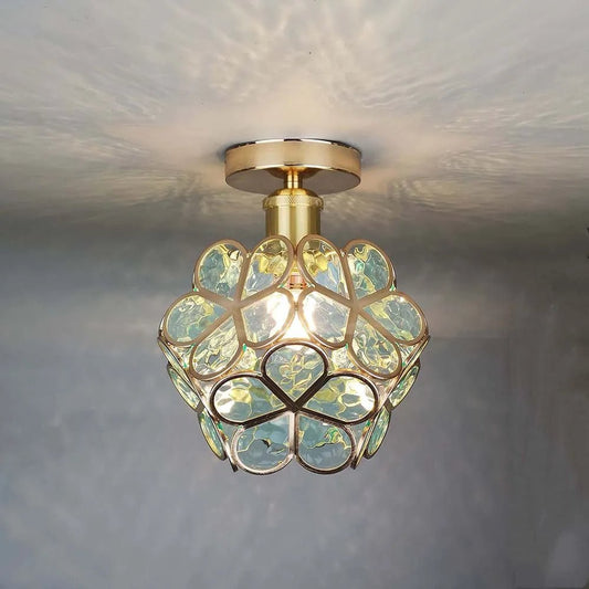 Plafonnier en verre