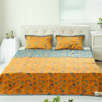 Breathable cotton pillowcase