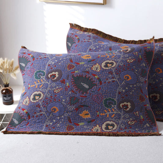 Vintage floral pillow towels, 2 pcs.