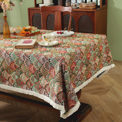 Ubrus v boho stylu