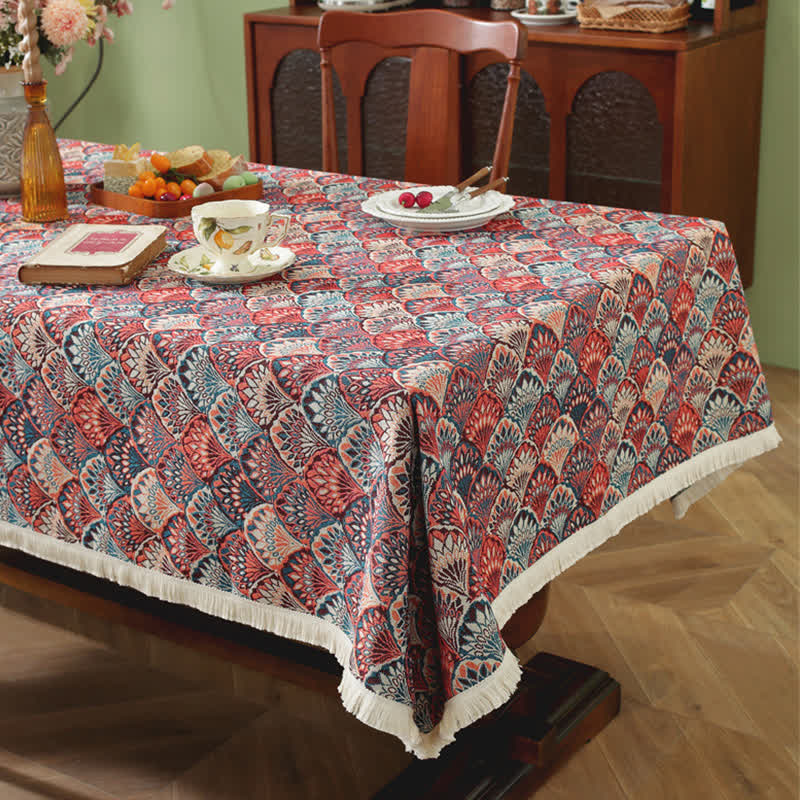 Ubrus v boho stylu