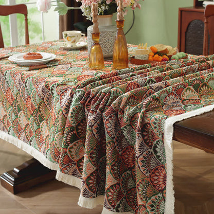 Ubrus v boho stylu
