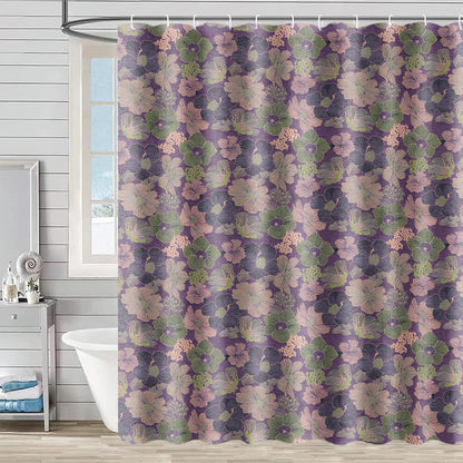 Rideau de douche à motif de Noël