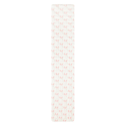 Easter table runner with a rabbit
