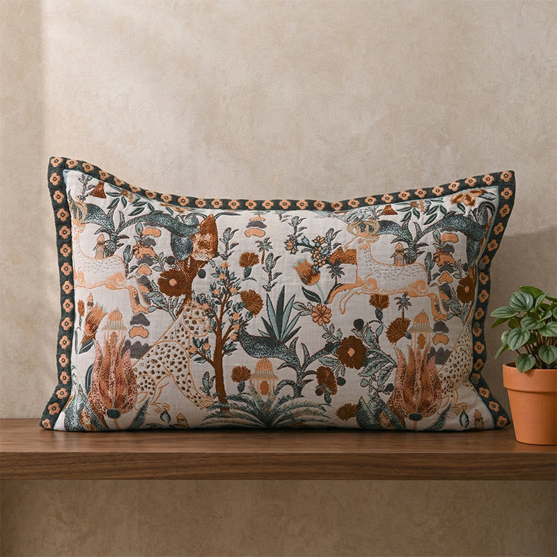 Jacquard forest pillowcases, 2 pcs.