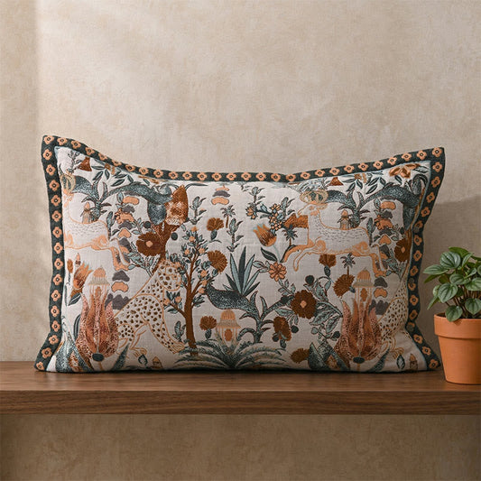 Jacquard forest pillowcases, 2 pcs.