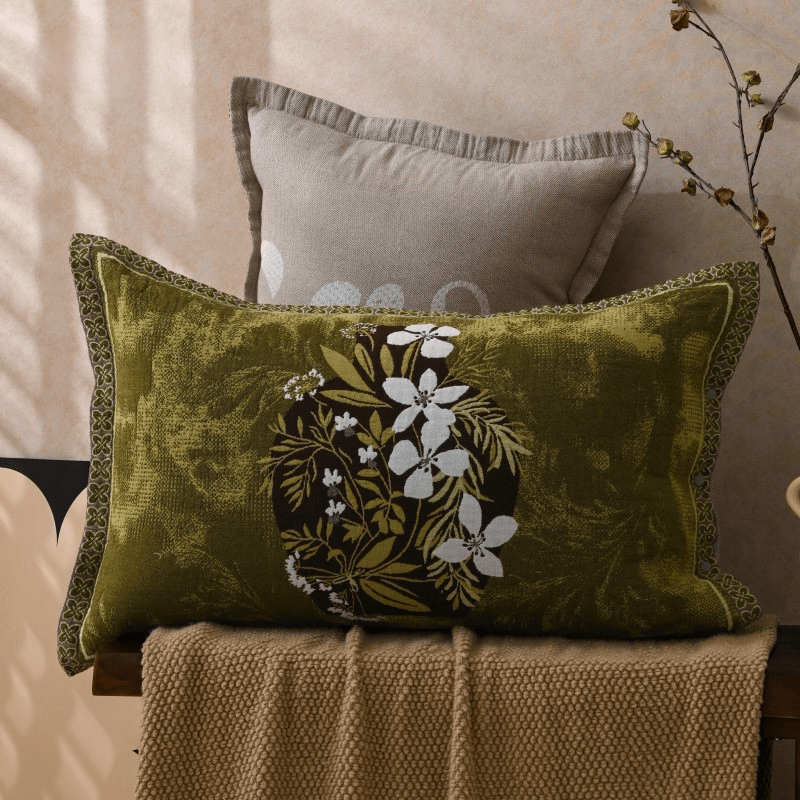 Housses de coussin jacquard « Vazon », 2 pièces.