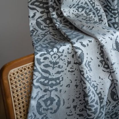 Vintage curtain with a raindrop pattern