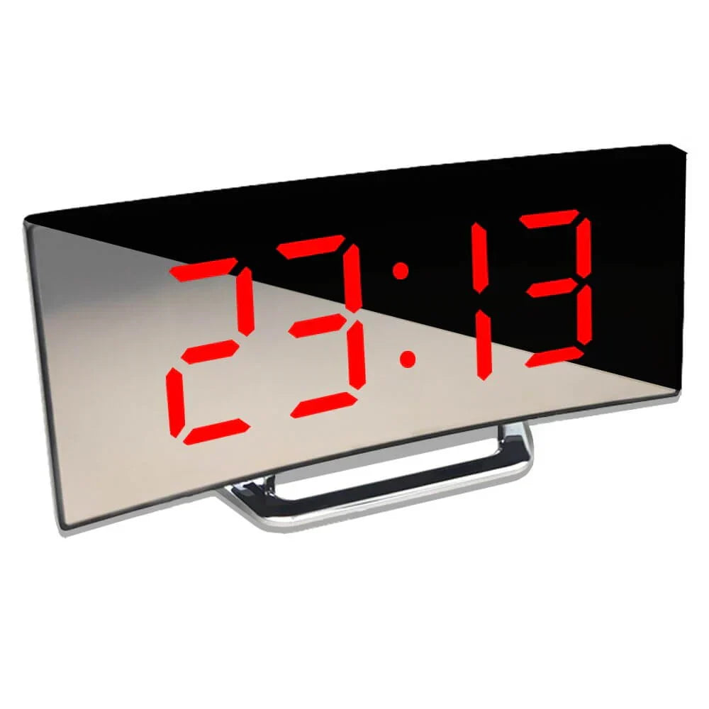 Réveil LED avec affichage miroir